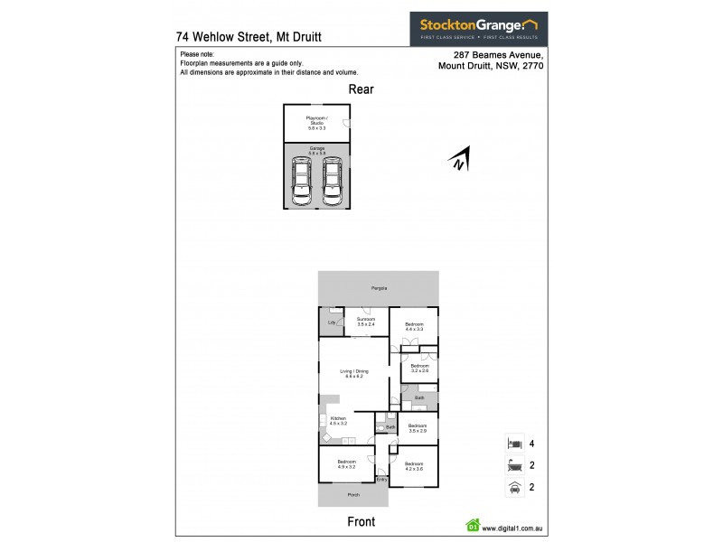 74 Wehlow Street, Mount Druitt NSW 2770 Floorplan