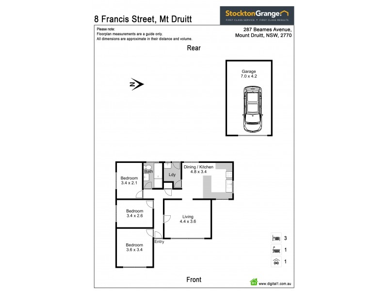 8 Francis Street, Mount Druitt NSW 2770 Floorplan