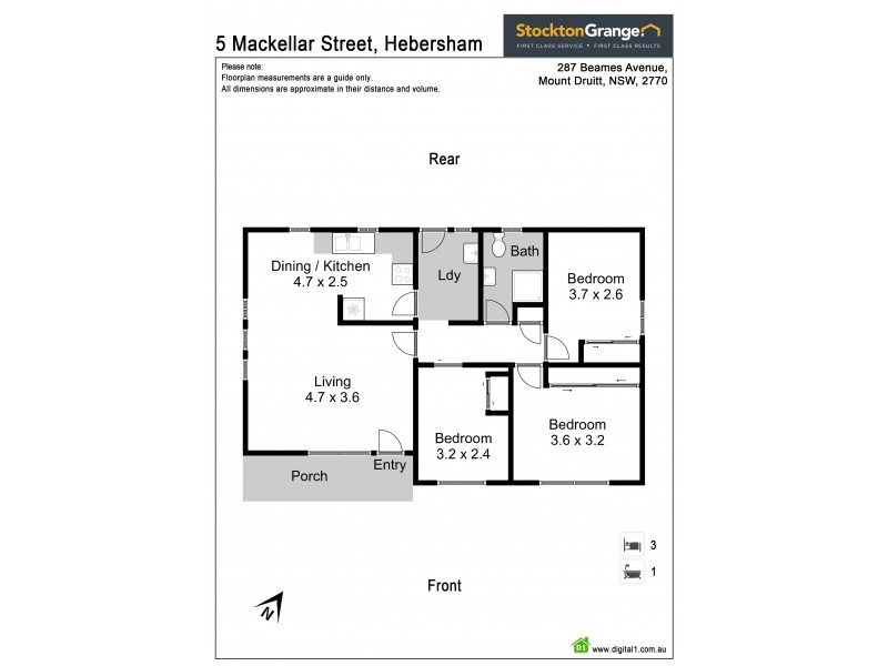 5 Mackellar Road, Hebersham NSW 2770 Floorplan