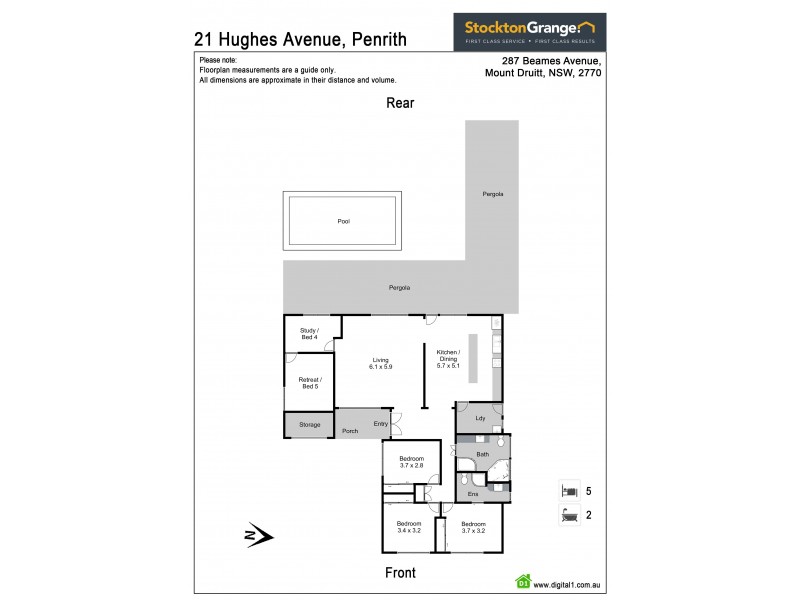 21 Hughes Avenue, Penrith NSW 2750 Floorplan