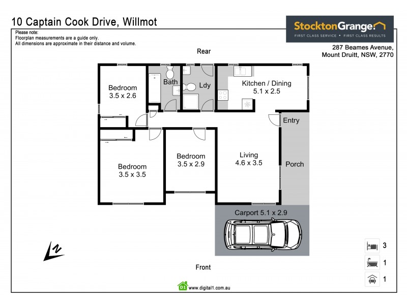 10 Captain Cook Drive, Willmot NSW 2770 Floorplan