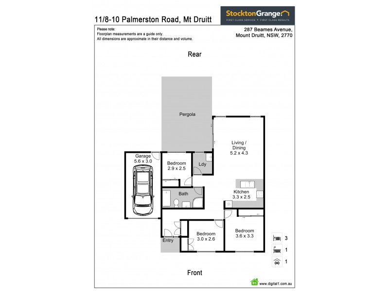 11/8-10 Palmerston Road, Mount Druitt NSW 2770 Floorplan