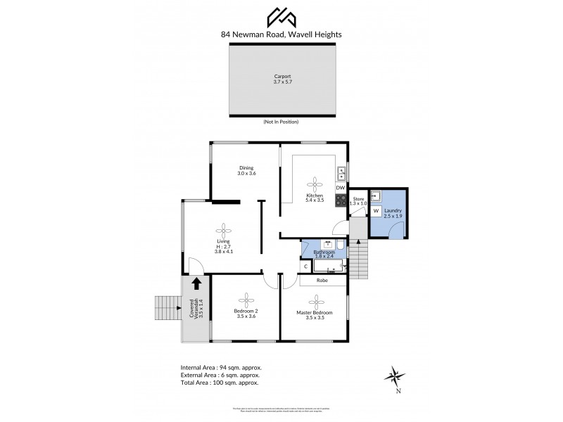 84 Newman Road, Wavell Heights QLD 4012 Floorplan