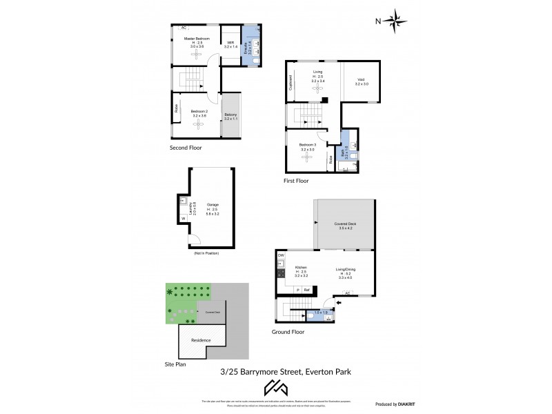 3/25 Barrymore Street, Everton Park QLD 4053 Floorplan