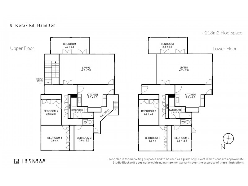 8 Toorak Road, Hamilton QLD 4007 Floorplan