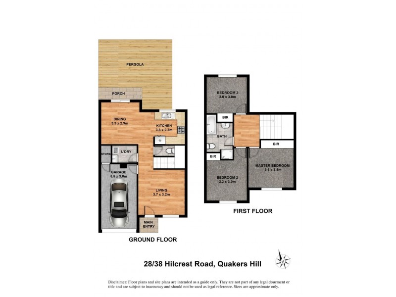 28/38 Hillcrest Road, Quakers Hill NSW 2763 Floorplan