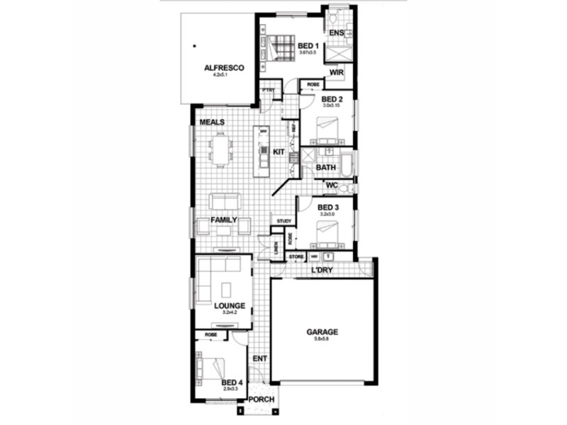 Lot 4213 Aegean Avenue, Newport QLD 4020 Floorplan