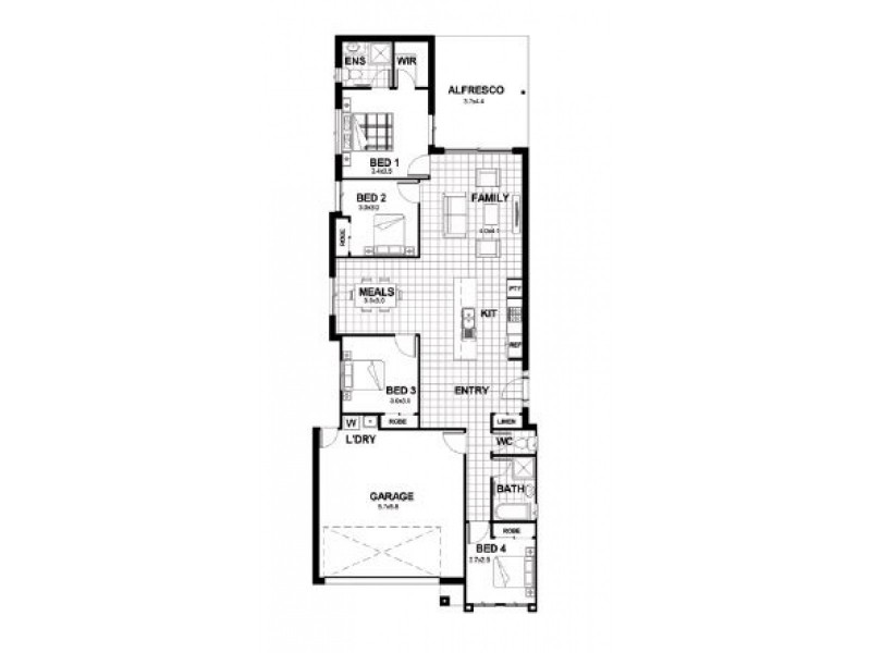 Lot 1356 Velvet Way, Palmview QLD 4553 Floorplan