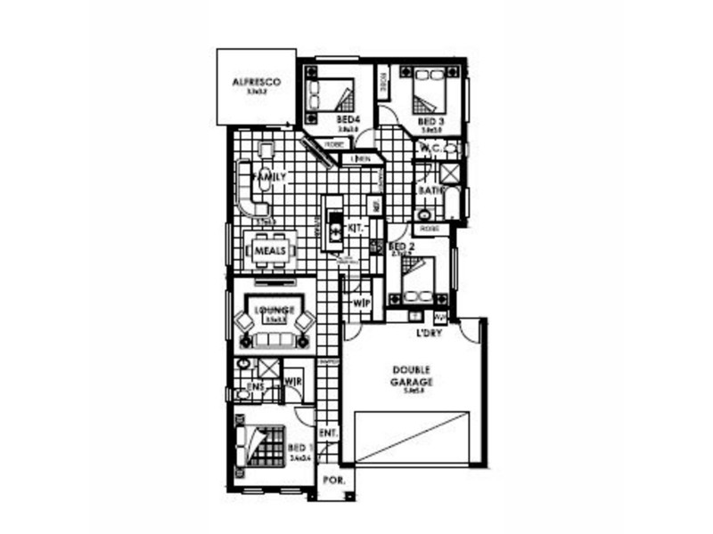 Lot 1207 Alkina Drive, Narangba QLD 4504 Floorplan