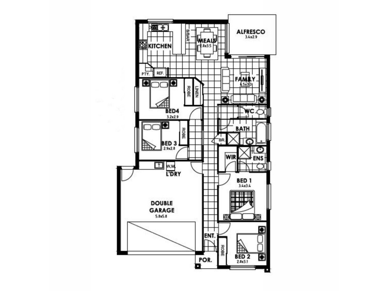 Lot 1039 Burbury Road, Morayfield QLD 4506 Floorplan