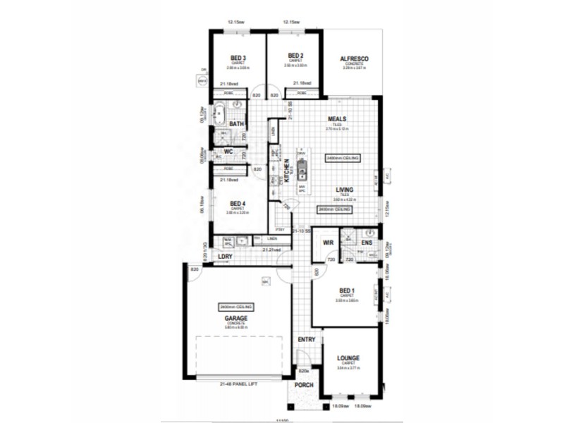 Lot 461 TBA, Bli Bli QLD 4560 Floorplan