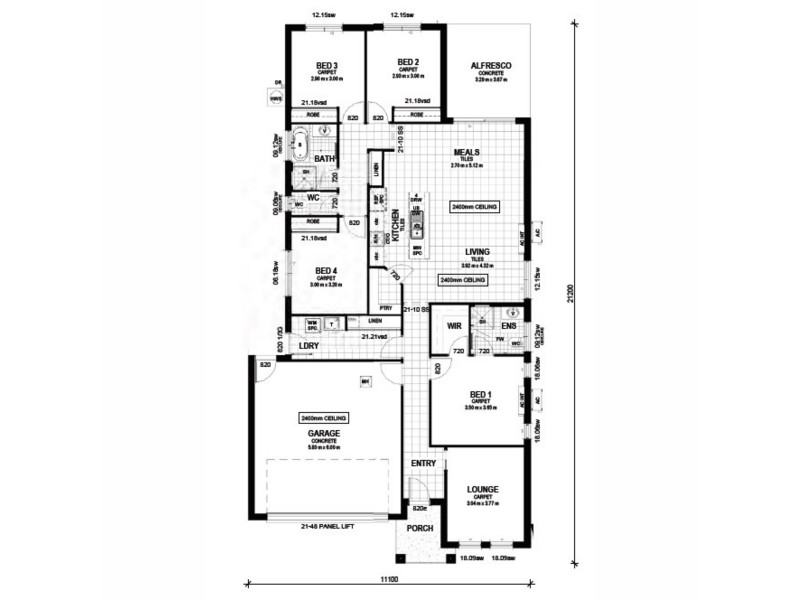 lot 35 Mooloolah Valley, Mooloolah Valley QLD 4553 Floorplan