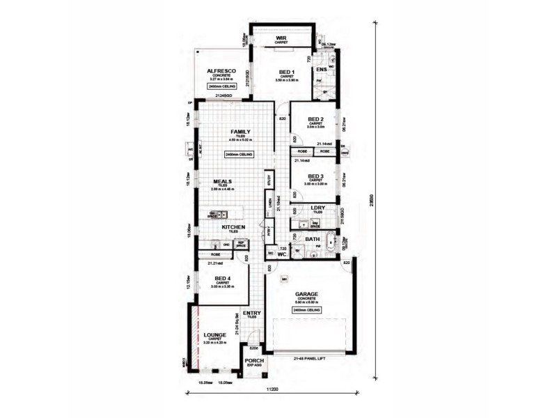 Lot 58 Mooloolah Valley, Mooloolah Valley QLD 4553 Floorplan
