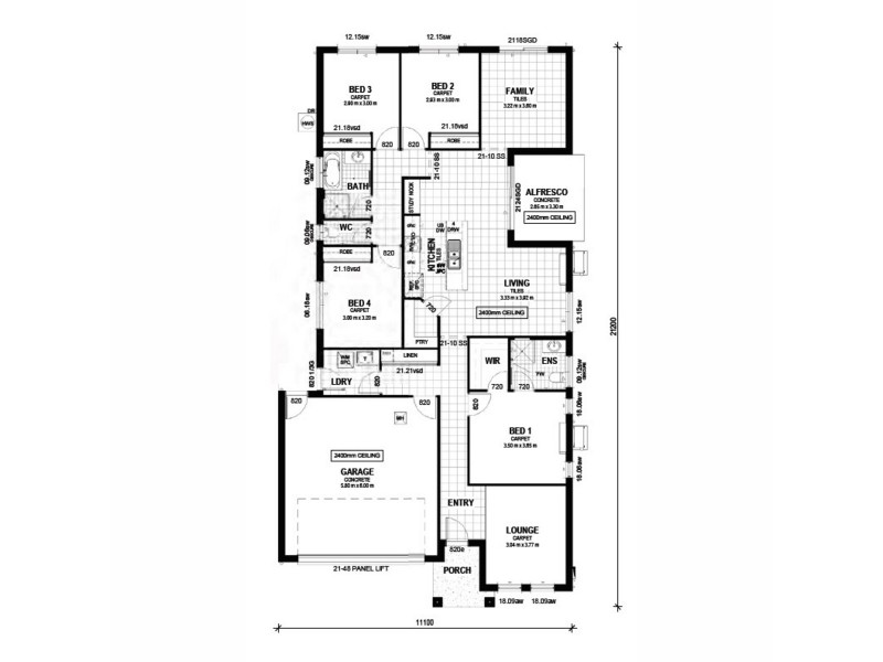 Lot 501 Mooloolah Valley, Mooloolah Valley QLD 4553 Floorplan