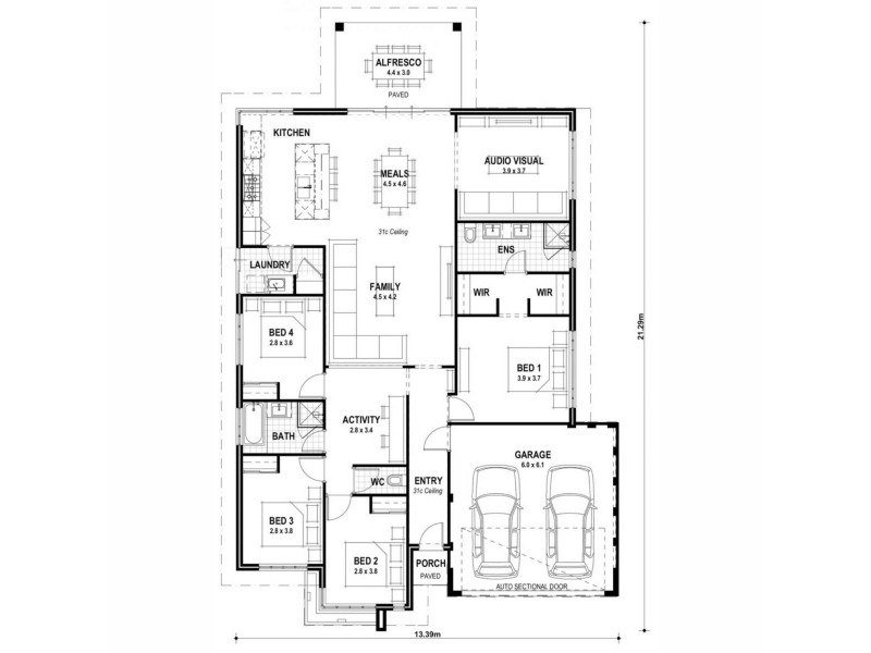 43 New Street, Mooloolah Valley QLD 4553 Floorplan