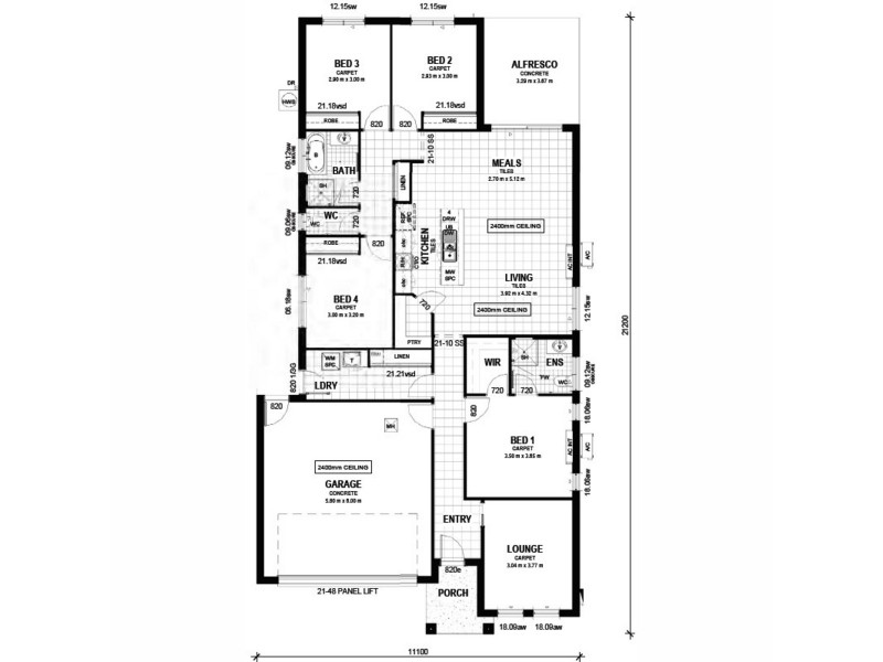 1123 New Street, Morayfield QLD 4506 Floorplan