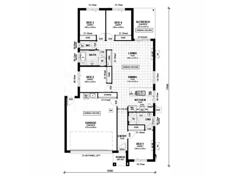 Lot 88 Palmeri Street, Caboolture QLD 4510 Floorplan
