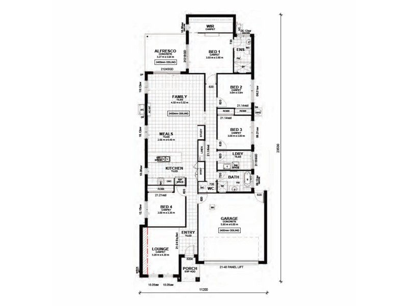 lot 82 chambers flat Road, Chambers Flat QLD 4133 Floorplan