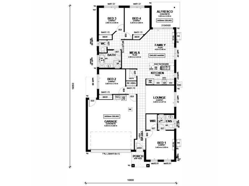 Lot 227 John Oxley Drive, Gracemere QLD 4702 Floorplan