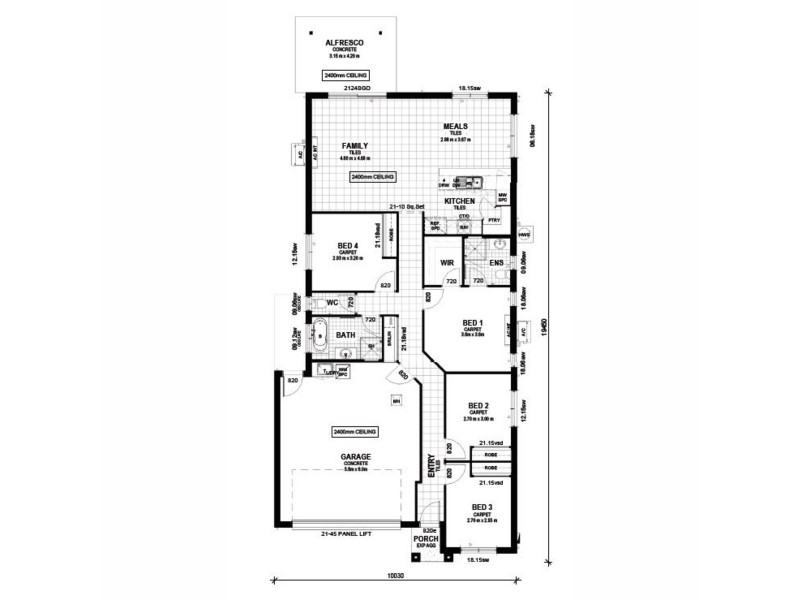 Lot 245 John Oxley Drive, Gracemere QLD 4702 Floorplan