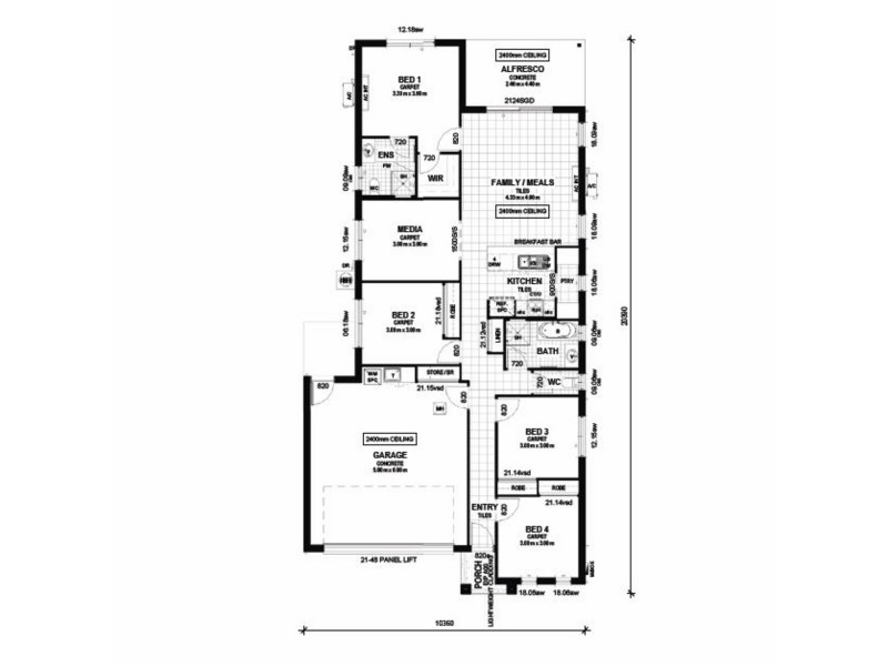 lot 257 Burke & wills Drive, Gracemere QLD 4702 Floorplan