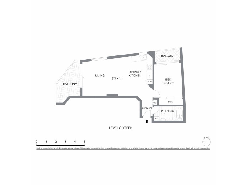 1672/37-43 King Street, Sydney NSW 2000 Floorplan