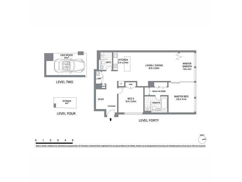 4003/101 Bathurst Street, Sydney NSW 2000 Floorplan
