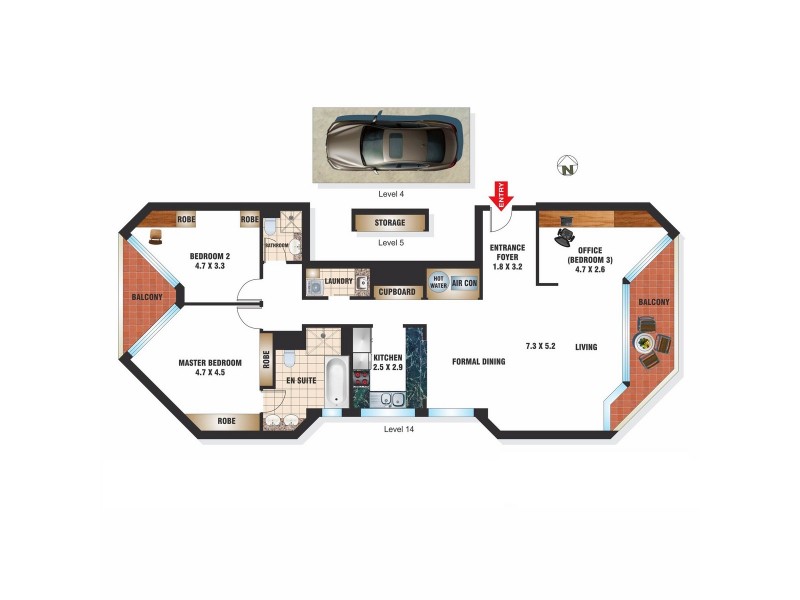 2 Phillip Street, Sydney NSW 2000 Floorplan