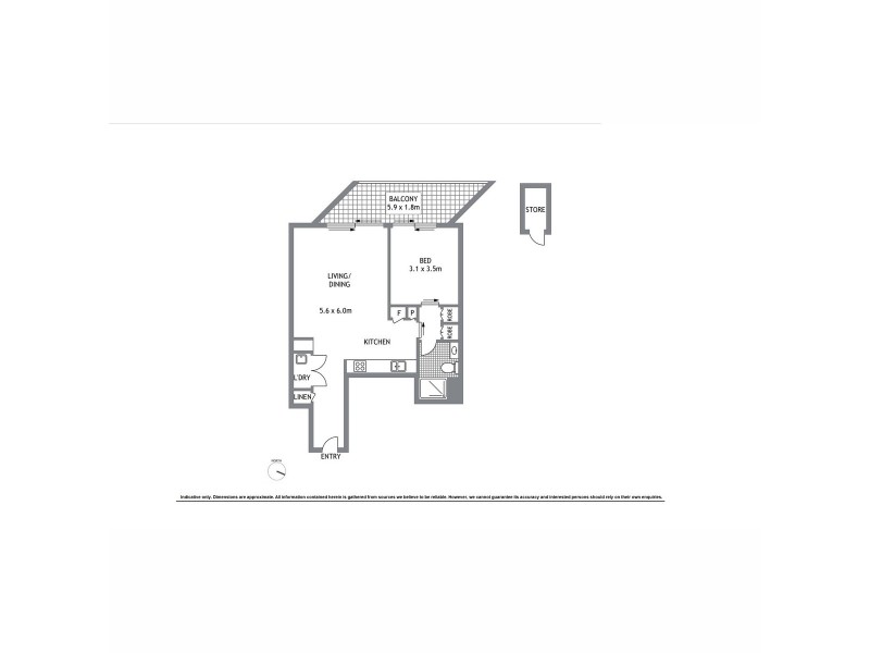 103/19 Barangaroo Avenue, Sydney NSW 2000 Floorplan