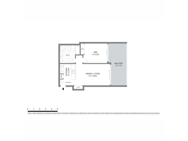 807/187 Kent Street, Sydney NSW 2000 Floorplan