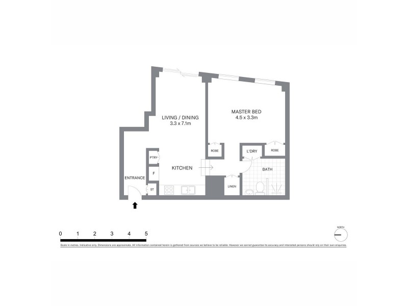 413/2 York Street, Sydney NSW 2000 Floorplan