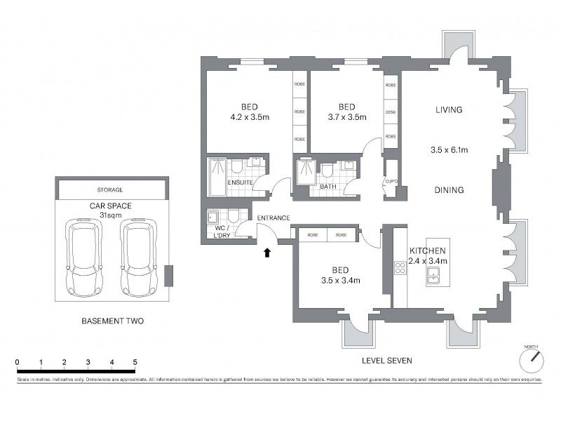 701/8 Darling Island Road, Pyrmont NSW 2009 Floorplan
