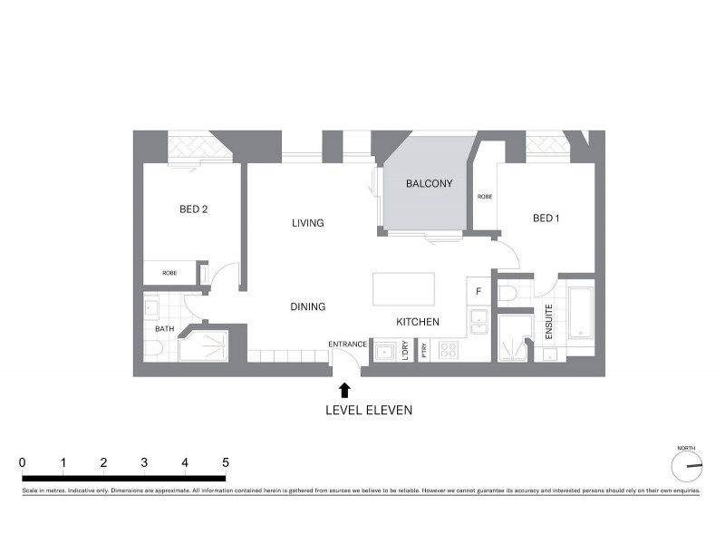 1105/15 Young Street, Sydney NSW 2000 Floorplan