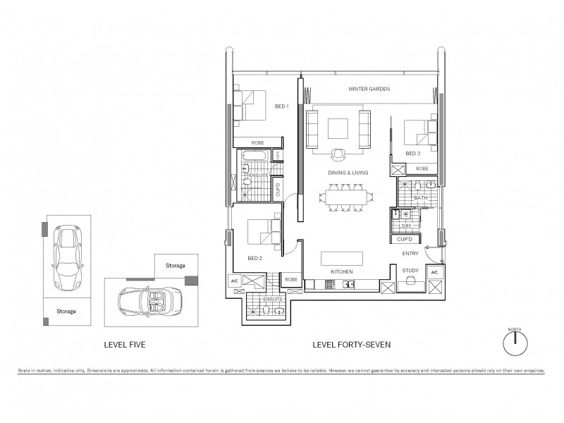 4702/101 Bathurst Street, Sydney NSW 2000 Floorplan