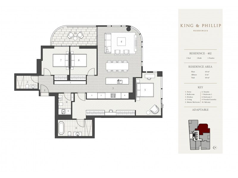 402/160 King Street, Sydney NSW 2000 Floorplan