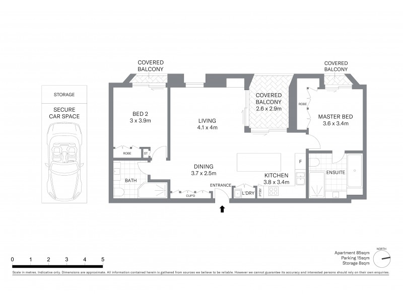 705/15 Young Street, Sydney NSW 2000 Floorplan