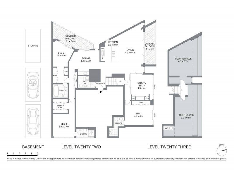 Penthouse 2201/11 Alberta Street, Sydney NSW 2000 Floorplan