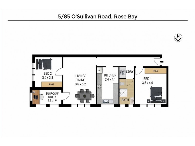 85 O’Sullivan Road, Rose Bay NSW 2029 Floorplan