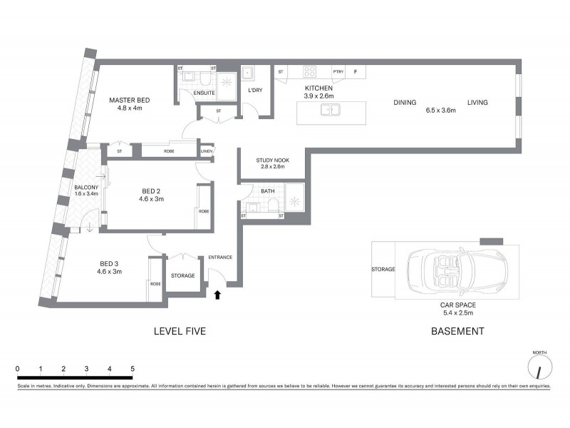 511/188 Day Street, Sydney NSW 2000 Floorplan