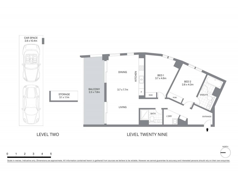 2903/82 Hay Street, Sydney NSW 2000 Floorplan