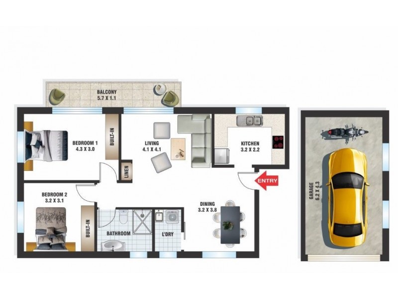 5 Jaques Avenue, Bondi Beach NSW 2026 Floorplan