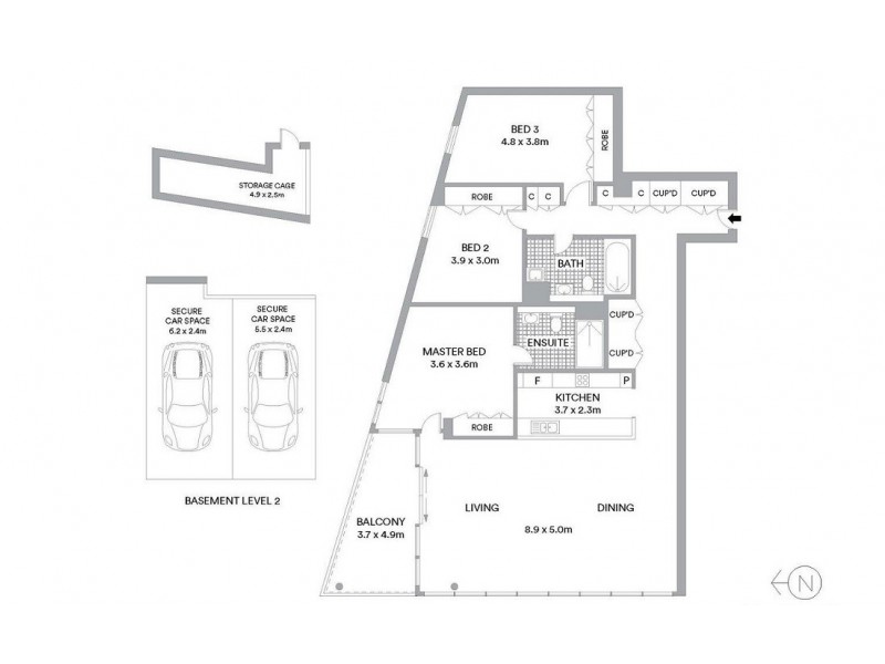 38 Hickson Road, Sydney NSW 2000 Floorplan