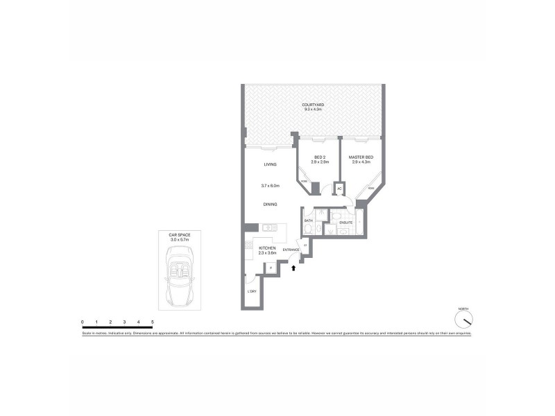 1/515 Kent Street, Sydney NSW 2000 Floorplan