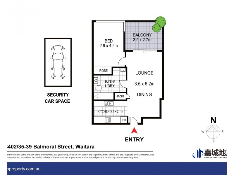 40/35-39 Balmoral Street, Waitara NSW 2077 Floorplan