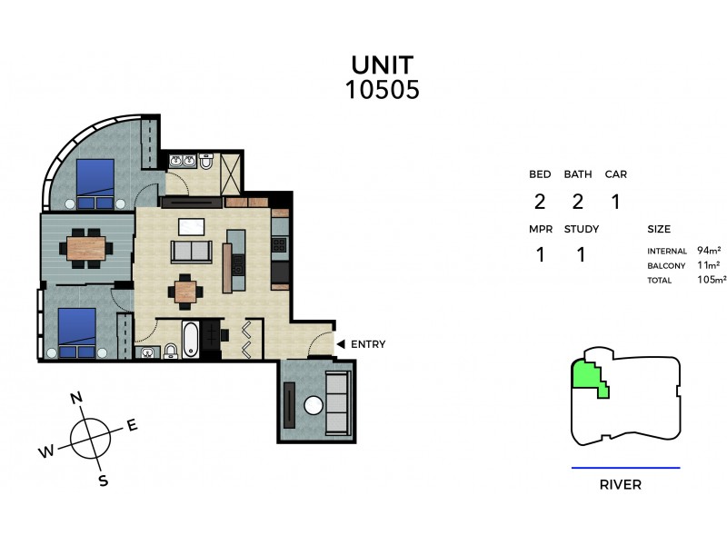 7 Wharf Street, Hamilton QLD 4007 Floorplan