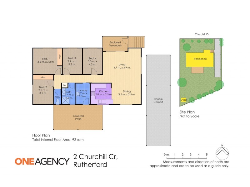 2 Churchill Crescent, Rutherford NSW 2320 Floorplan