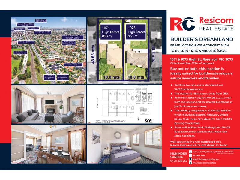 1071 and 1073 High Street, Reservoir VIC 3073