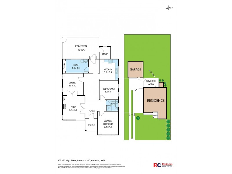 1073 High Street, Reservoir VIC 3073 Floorplan