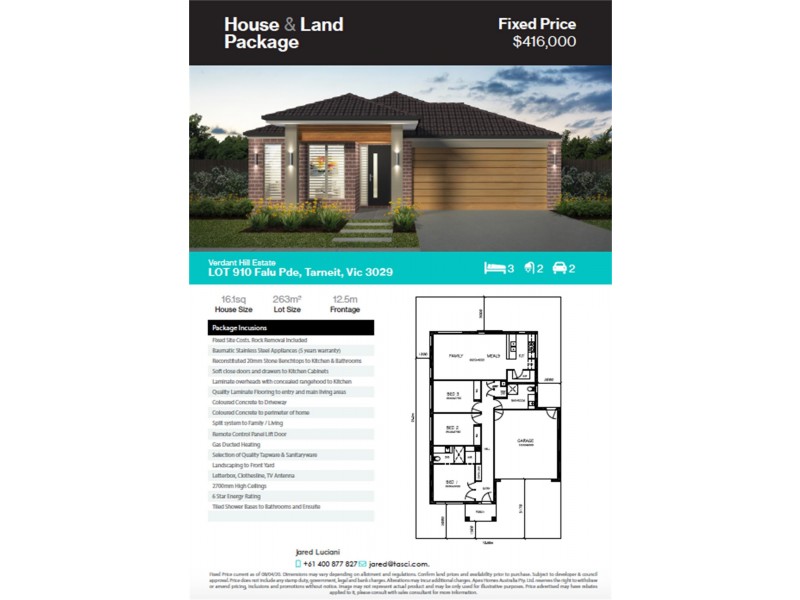 Lot 910 Falu Pde, Tarneit VIC 3029