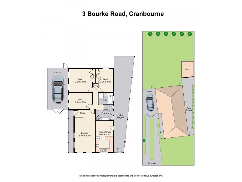 3 Bourke Road, Cranbourne VIC 3977 Floorplan
